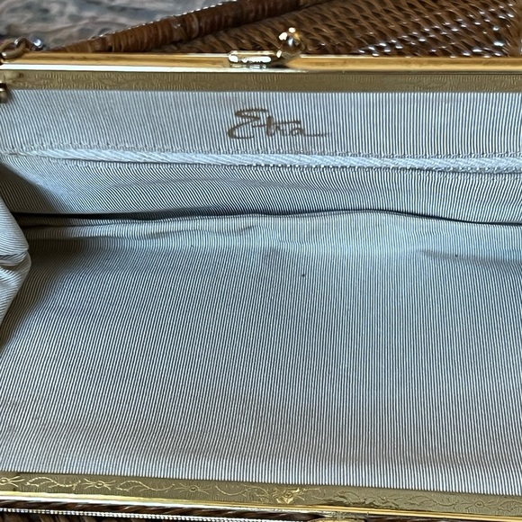 Mid Century Designer Bags. Formal Beaded and Leather Bags. 1950s Evening Clutch - Picture 6 of 9